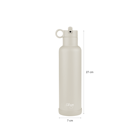Citron Water Bottle 750 ml (Stainless Steel) - Dark Blue