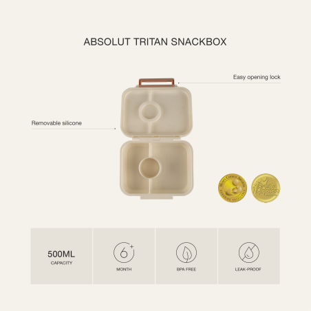 Citron Snackbox Mini Tritan - Lemon