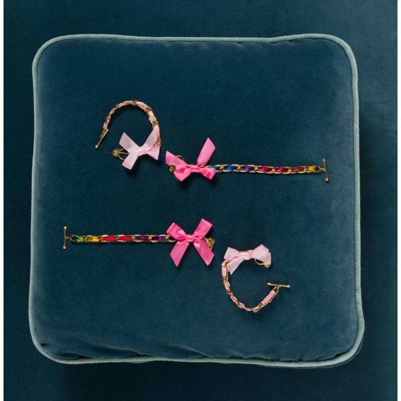 Bjällra of Sweden Náramok Rainbow Silk Bow