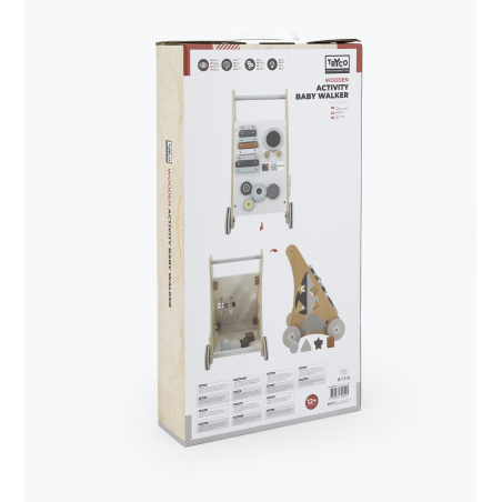 TRYCO Wooden Baby Activity Walker