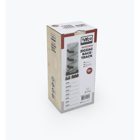 TRYCO Wooden Zigzag Racetrack
