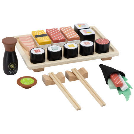 TRYCO Wooden Sushi Set