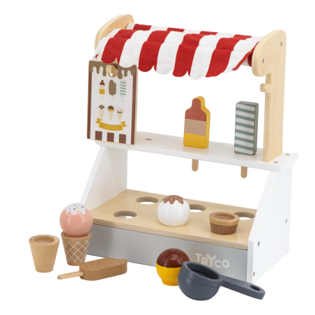 TRYCO Drevený zmrzlinový stánok