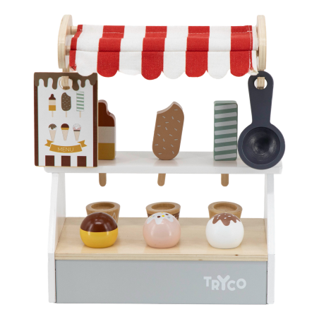 TRYCO Drevený zmrzlinový stánok