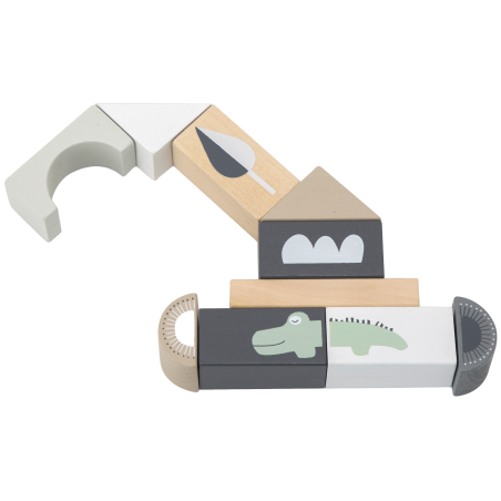 TRYCO Drevené kocky, 50 kusov