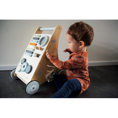 TRYCO Wooden Baby Activity Walker