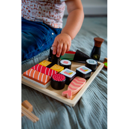 TRYCO Drevená sada Sushi