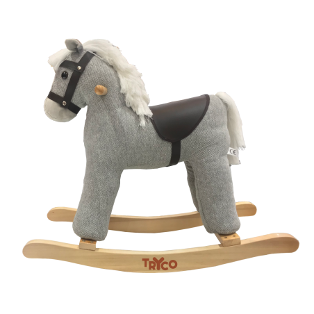 TRYCO Hojdací kôň Milo Grey, veľký (36m+)