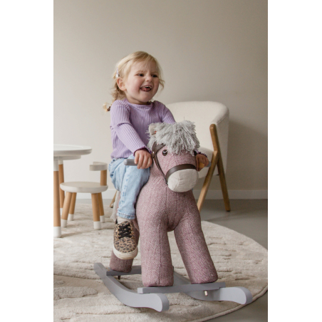 TRYCO Rocking Horse Milo Pink, 18m+
