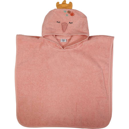 TRYCO Blush & Blossom Poncho Swan Ivy