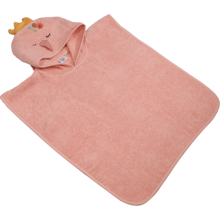 TRYCO Blush & Blossom Poncho Swan Ivy