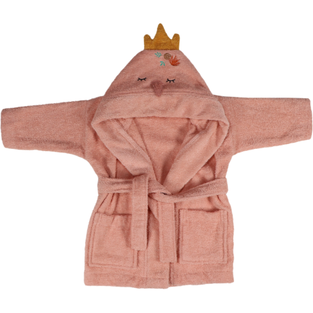 TRYCO Blush & Blossom Bath Robe Swan Ivy