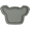 TRYCO Silikonový talířek Koala, Olive Gray