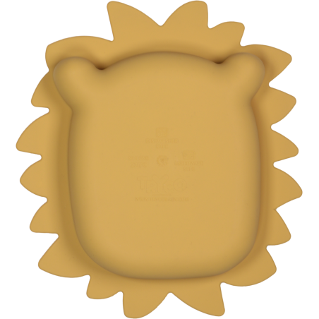 TRYCO Silikónový tanierik Lion, Honey Gold