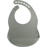 TRYCO Silikonový bryndáček, Olive Gray