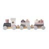 Label Label Stacking Train Pink