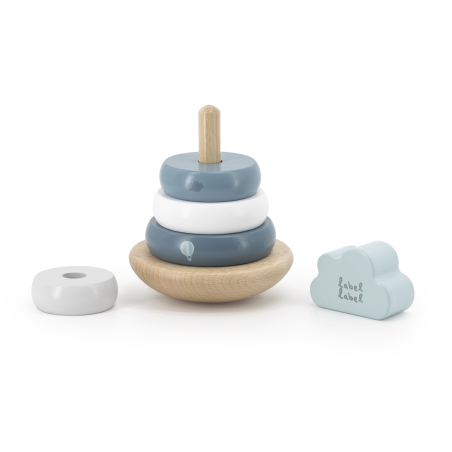 Label Label Balančné stohovacie krúžky, zelené