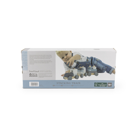 Label Label Stacking Train Blue
