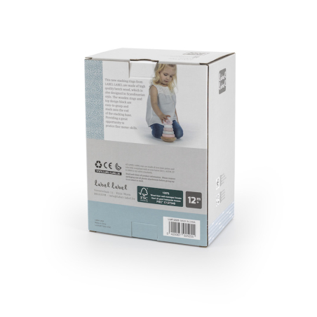 Label Label Balančné stohovacie krúžky, zelené