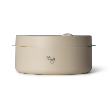 Citron Stainless Steel Food Jar 400ml - Beige