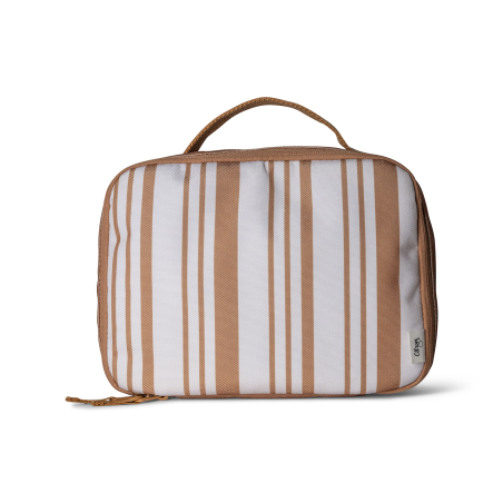 Citron Thermal Square Lunch Bag - Caramel