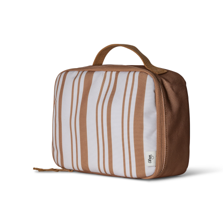 Citron Thermal Square Lunch Bag - Caramel