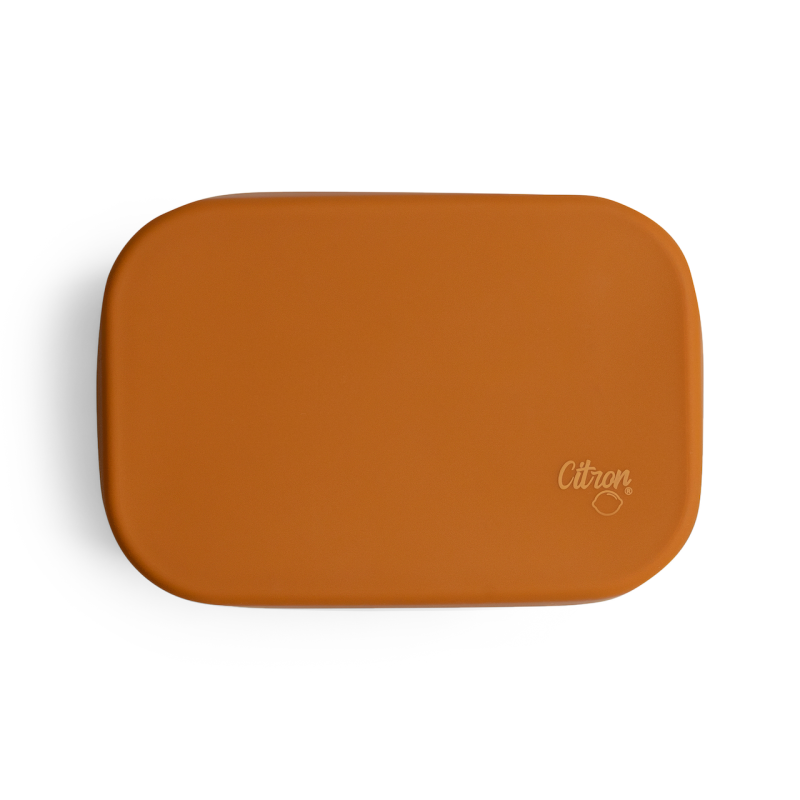 Citron Mini desiatový box, nerez - Caramel
