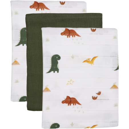 TRYCO Mušelínové plenky, 6ks - Dinosaur