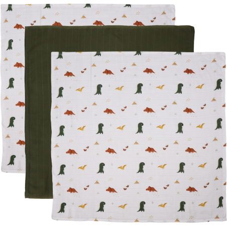 TRYCO Mušelínové plenky, 6ks - Dinosaur