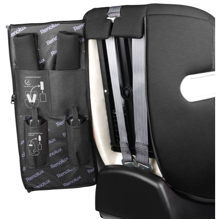 RENOLUX OLYMP car seat, Carbon 2025
