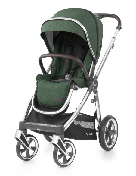 OYSTER 3 sportovní kočárek s pláštěnkou - ALPINE GREEN (MIRROR rám) 2019