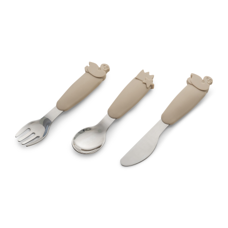 Citron Cutlery set with Pouch, stainless steel / silicone - Ballerina