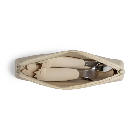 Citron Cutlery set with Pouch, stainless steel / silicone - Ballerina