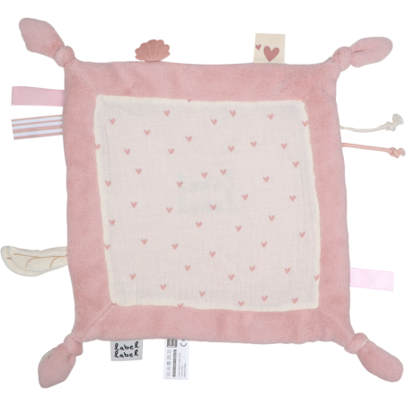 Label Label Maznáčik - Hearts Pink