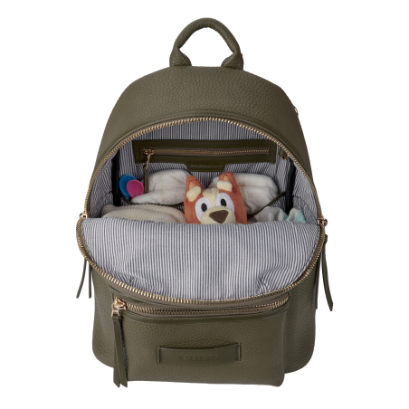 BabaBing Luca Vegan Leather Changing bag Olive