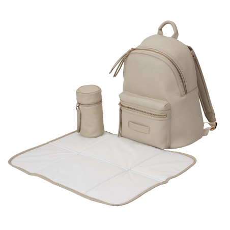 BabaBing Luca Vegan Leather Changing bag Sand