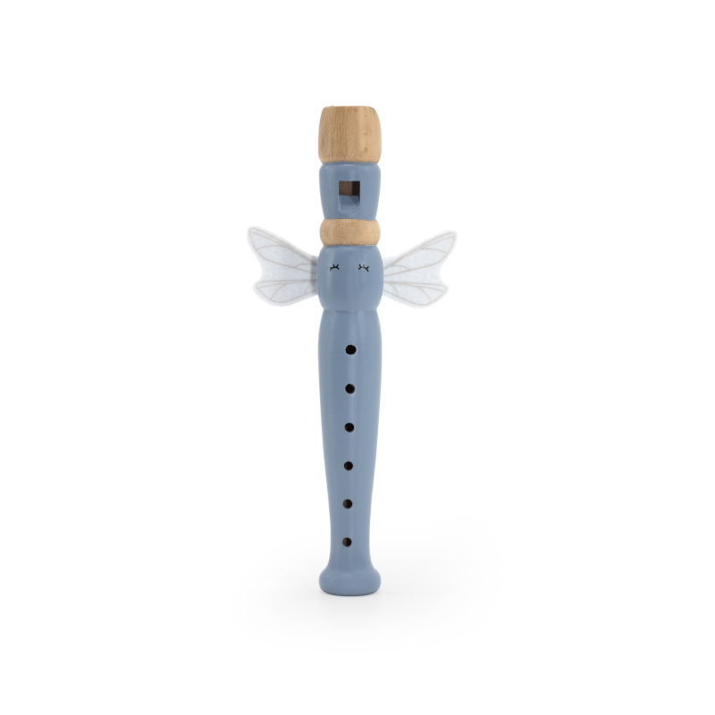 Label Label Wooden Flute - Blue