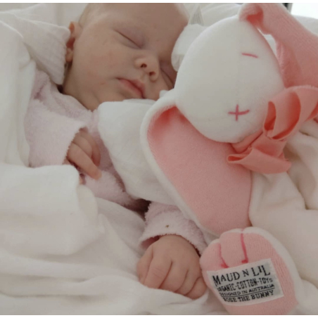 Maud n Lil Maznáčik králiček s úchytom, ružový