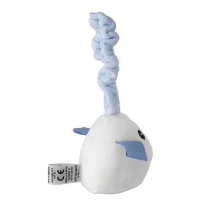 Maud n Lil Musical chick rattle with cuff, blue