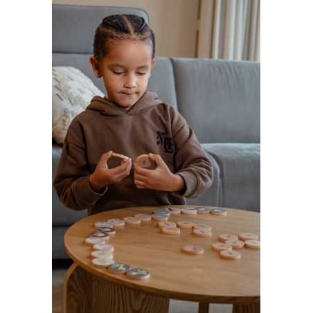 TRYCO Wooden Memory Game Jungle