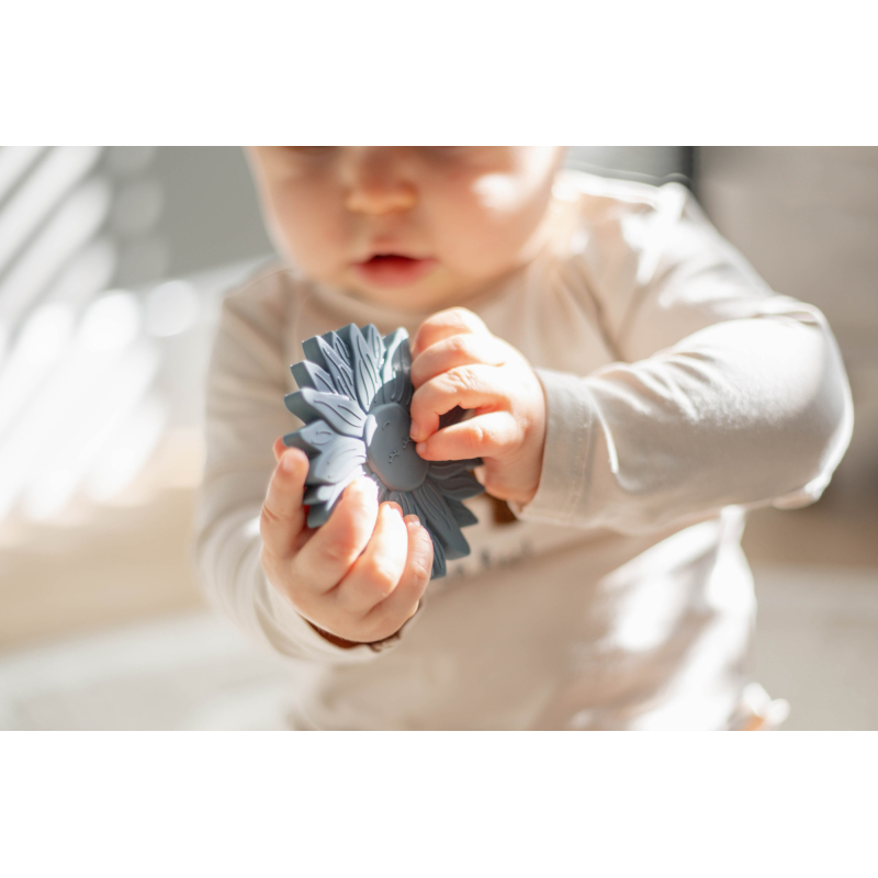 Label Label Teether, silicone - Sunflower Blue