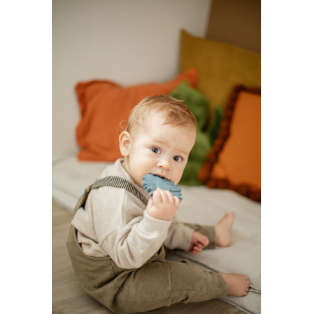 Label Label Teether, silicone - Sunflower Blue