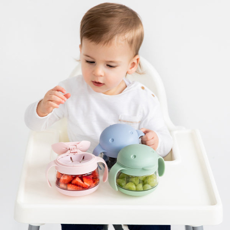 Ubbi Nádoba na svačinu, 2ks - Sage & Blue