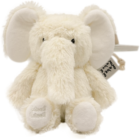 Label Label Elephant Elly S - Ivory