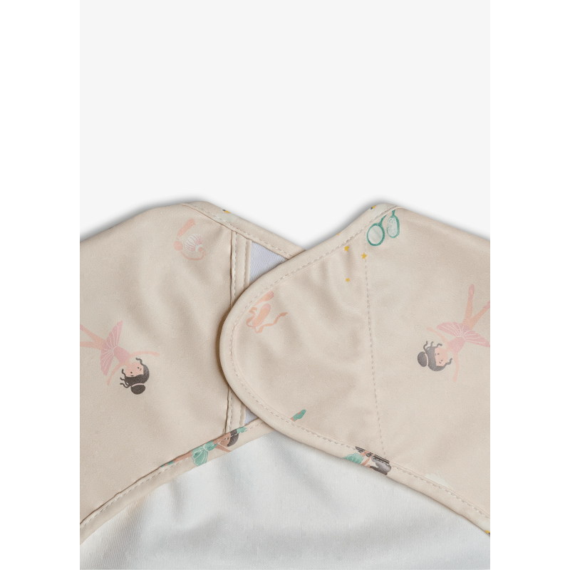 Citron Long Sleeve Bib - Ballerina
