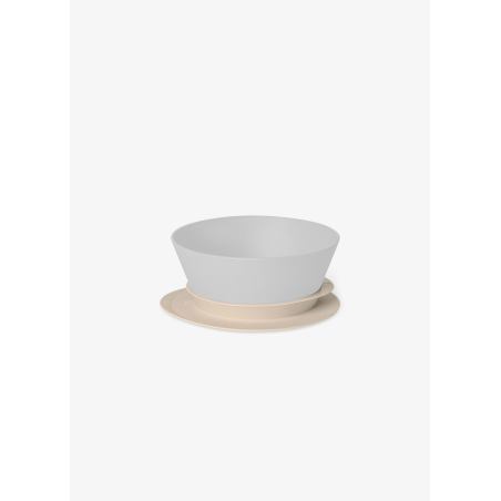 Citron Silicone Bowl Suction - Beige