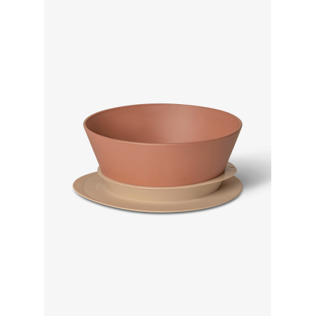 Citron Silicone Bowl Suction - Beige