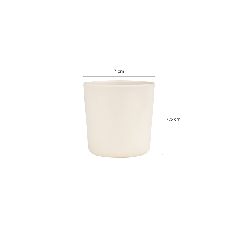 Citron Bio Based Cups Set of 4 - Green / Cream