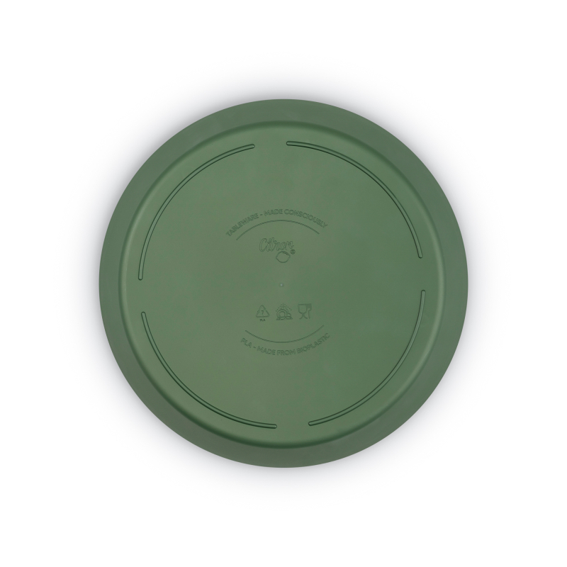 Citron Bio Based Plates Set of 2 - Green