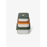 Citron Stackable stainless steel lunchbox - Tiger
